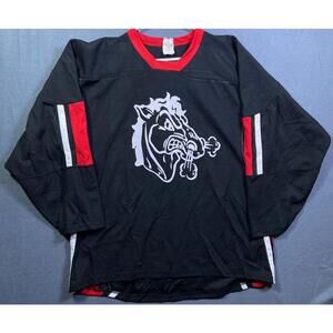 Vintage Athletic Knit South Fork Ponies Kincaid IL Hockey Jersey Men XL VTG RARE